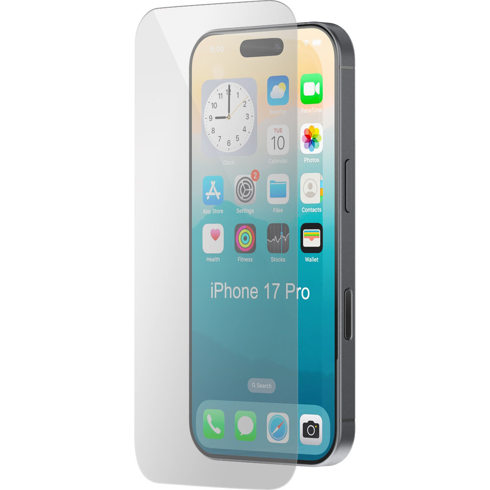 3 stuks gehard glas, compatibel met iPhone 17, iPhone 17 Pro, iPhone 16