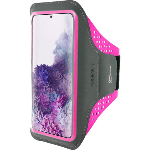 Comfort Fit Sport Armband Samsung Galaxy S20 Plus 4G/5G Neon Pink