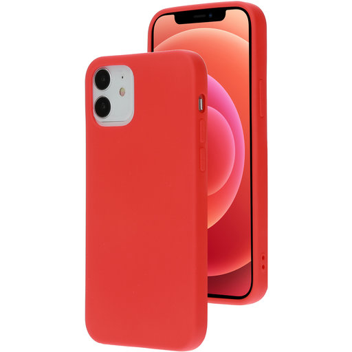 Silicone Cover Apple iPhone 12/12 Pro Scarlet Red
