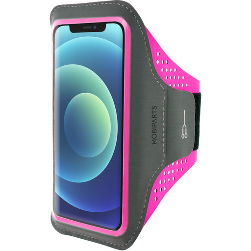 Comfort Fit Sport Armband Apple iPhone 12 Mini Neon Pink