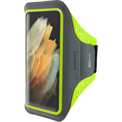 Comfort Fit Sport Armband Samsung Galaxy S21 Ultra Neon Green