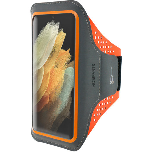 Comfort Fit Sport Armband Samsung Galaxy S21 Ultra Neon Orange