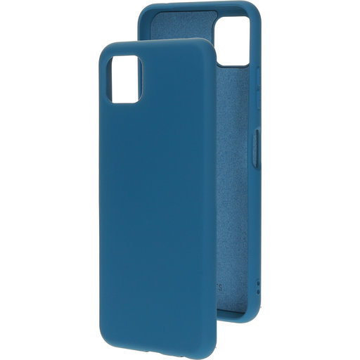 Silicone Cover Samsung Galaxy A22 5G (2021) Blueberry Blue