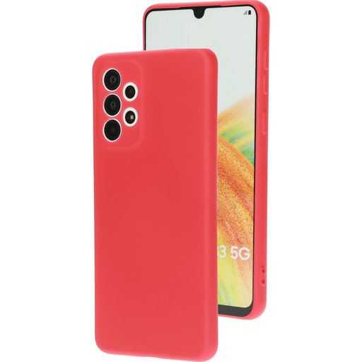 Silicone Cover Samsung Galaxy A33 5G (2022) Scarlet Red