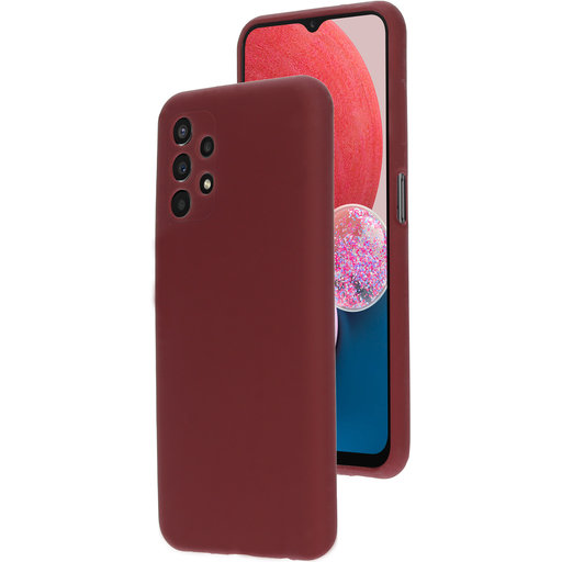 Silicone Cover Samsung Galaxy A13 4G (2022) Plum Red