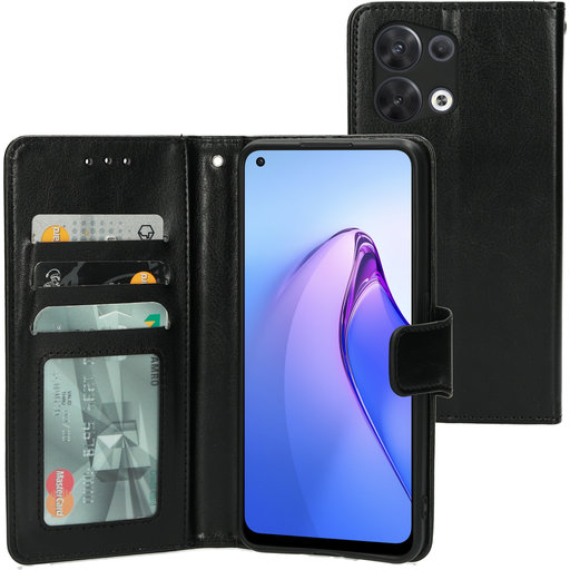Classic Wallet Case Oppo Reno8 5G Black