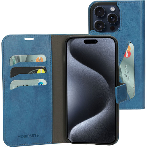 Classic Wallet Case Apple iPhone 15 Pro Max Steel Blue