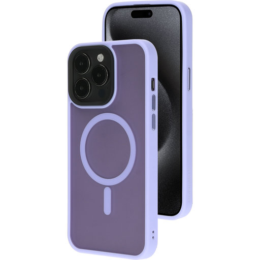 Hardcover Apple iPhone 15 Pro Max Satin Lila (Magsafe Compatible)