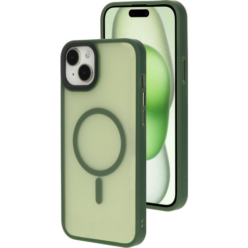 Hardcover Apple iPhone 15 Plus Satin Green (Magsafe Compatible)