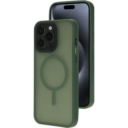 Hardcover Apple iPhone 15 Pro Max Satin Green (Magsafe Compatible)