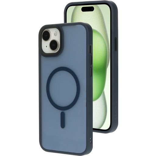 Hardcover Apple iPhone 15 Plus Satin Blue (Magsafe Compatible)