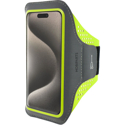 Comfort Fit Sport Armband Apple iPhone 15 Pro Neon Green