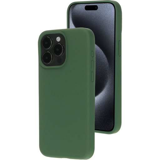 Silicone Cover Apple iPhone 15 Pro Max Forest Green