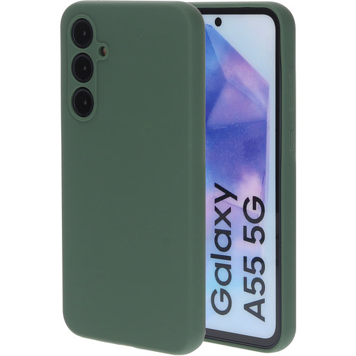 Silicone Cover Samsung Galaxy A55 Forest Green