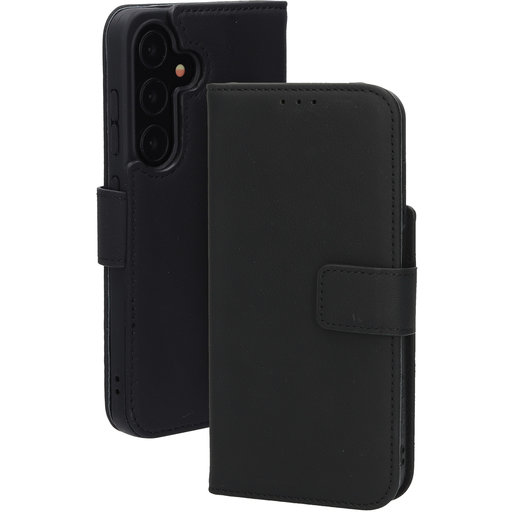 Leather Wallet Case Samsung Galaxy S24 Black (MagSafe Compatible)