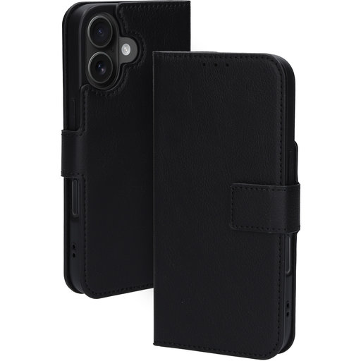 Classic Wallet Case Apple iPhone 16 Black (MagSafe Compatible)