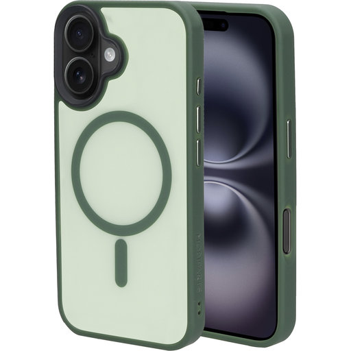 Hardcover Apple iPhone 16 Satin Green (Magsafe Compatible)