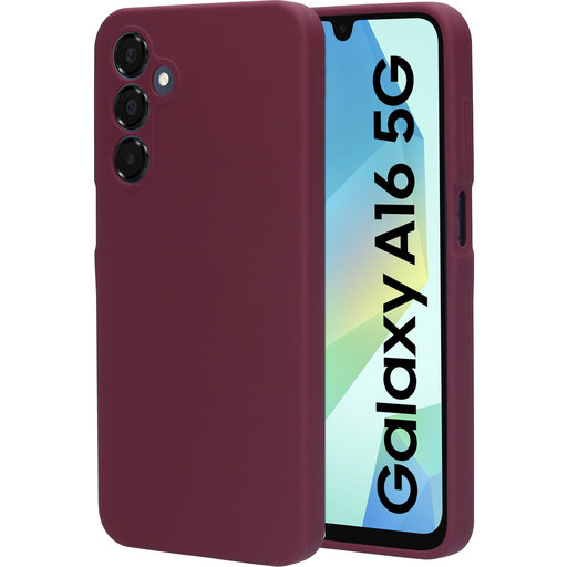 Silicone Cover Samsung Galaxy A16 Plum Red