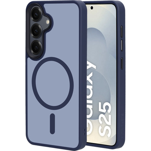 Hardcover Samsung Galaxy S25 Satin Blue (Magsafe Compatible)