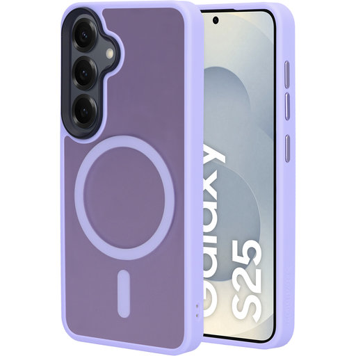 Hardcover Samsung Galaxy S25 Satin Lila (Magsafe Compatible)