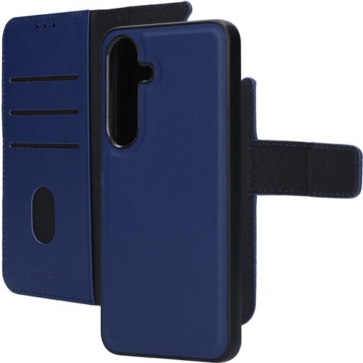 Leather 2 in 1 Wallet Case Samsung Galaxy S25 Blue
