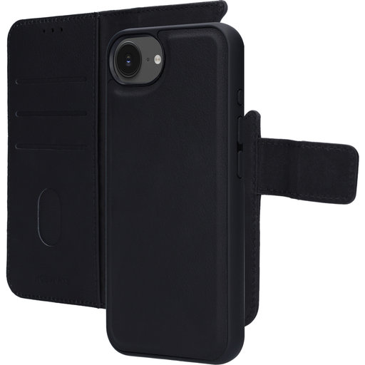 Leather 2 in 1 Wallet Case Apple iPhone 16e Black
