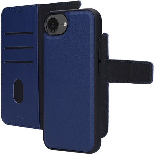 Leather 2 in 1 Wallet Case Apple iPhone 16e Blue