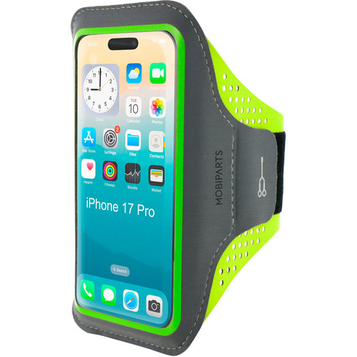 Comfort Fit Sport Armband Apple iPhone 17 Pro Neon Green
