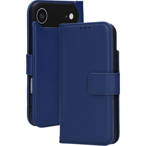 Leather Wallet Case Apple iPhone Air Blue (MagSafe Compatible)