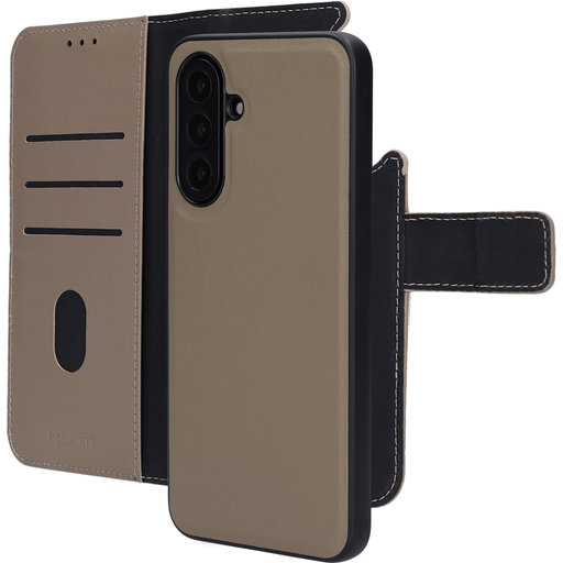 Leather 2 in 1 Wallet Case Samsung Galaxy A17 Taupe