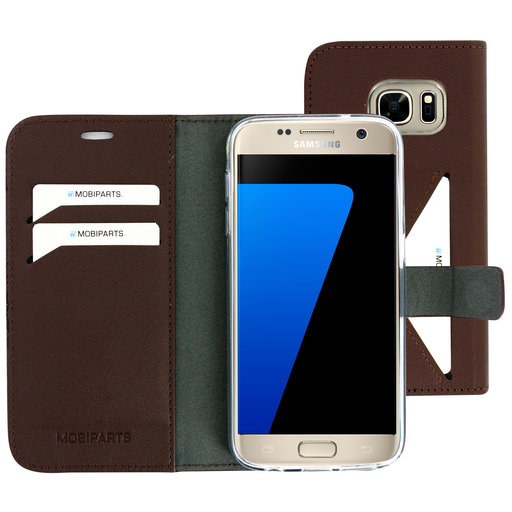 Classic Wallet Case Samsung Galaxy S7 Brown