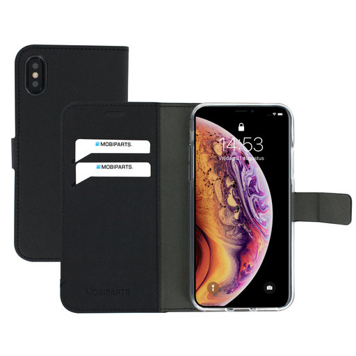 Saffiano Wallet Case Apple iPhone X/XS Black
