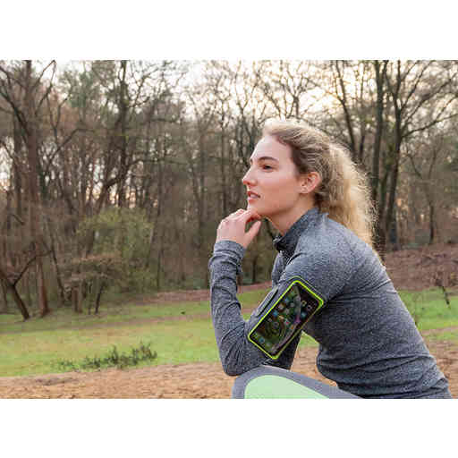 Mobiparts Comfort Fit Sport Armband Samsung Galaxy A51 (2020) Neon Green