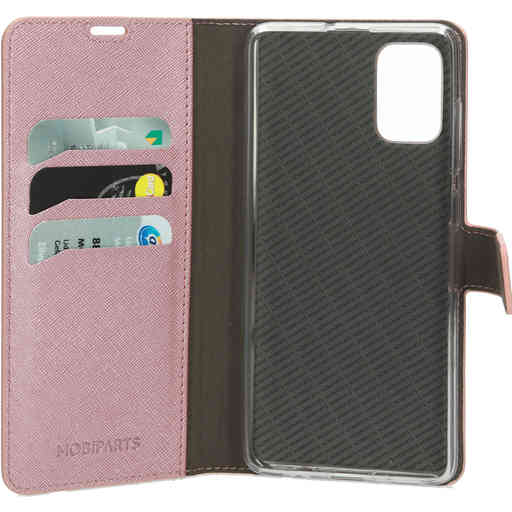 Mobiparts Saffiano Wallet Case Samsung Galaxy A71 (2020) Pink