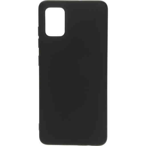 Mobiparts Silicone Cover Samsung Galaxy A51 (2020) Black