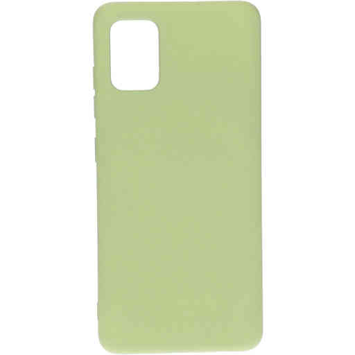 Mobiparts Silicone Cover Samsung Galaxy A51 (2020) Pistache Green