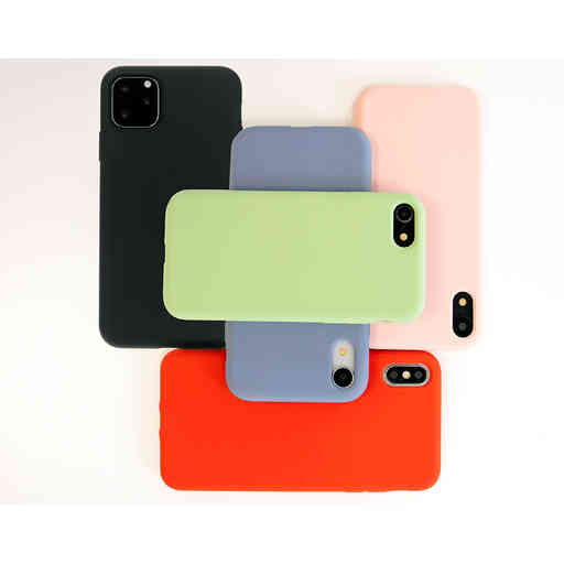 Mobiparts Silicone Cover Samsung Galaxy A71 (2020) Black