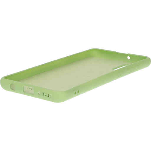 Mobiparts Silicone Cover Samsung Galaxy A41 (2020) Pistache Green
