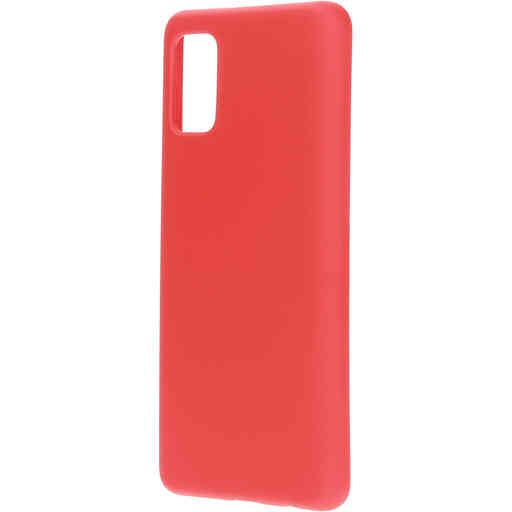 Mobiparts Silicone Cover Samsung Galaxy A41 (2020) Scarlet Red