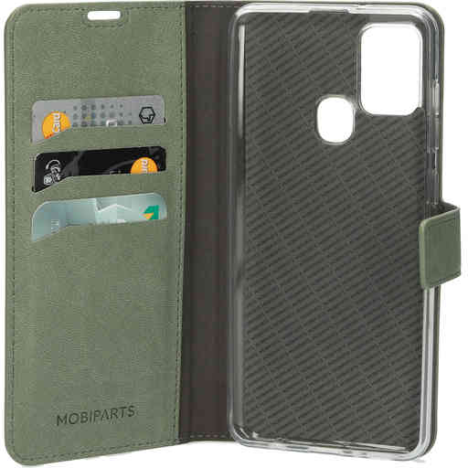 Mobiparts Classic Wallet Case Samsung Galaxy A21s (2020) Stone Green