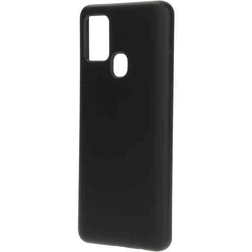Mobiparts Silicone Cover Samsung Galaxy A21s (2020) Black