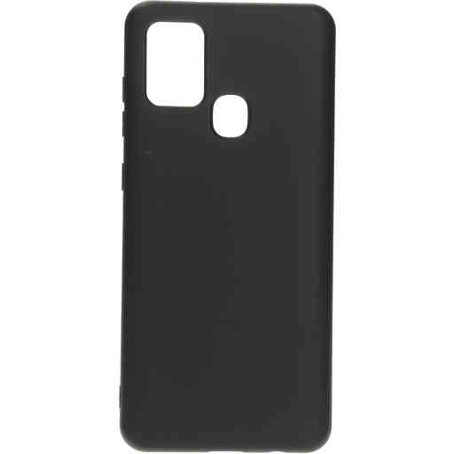 Mobiparts Silicone Cover Samsung Galaxy A21s (2020) Black