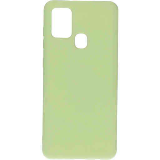 Mobiparts Silicone Cover Samsung Galaxy A21s (2020) Pistache Green