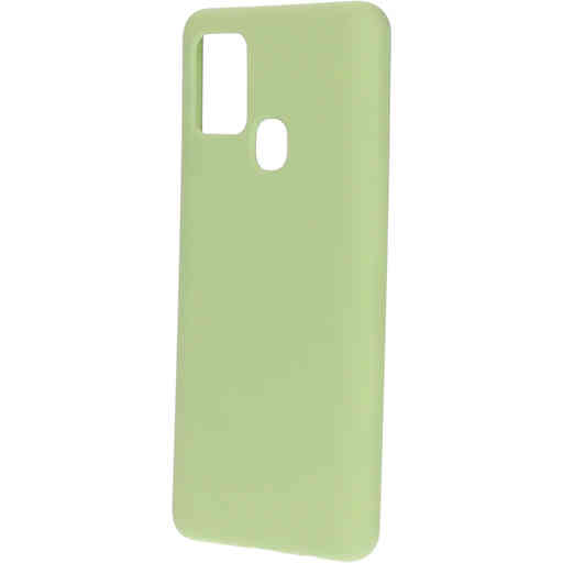 Mobiparts Silicone Cover Samsung Galaxy A21s (2020) Pistache Green