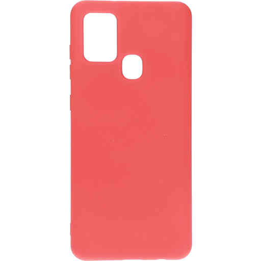 Mobiparts Silicone Cover Samsung Galaxy A21s (2020) Scarlet Red