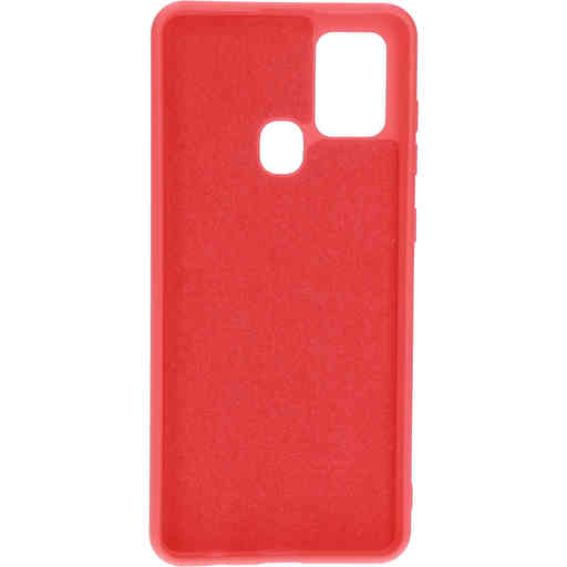 Mobiparts Silicone Cover Samsung Galaxy A21s (2020) Scarlet Red