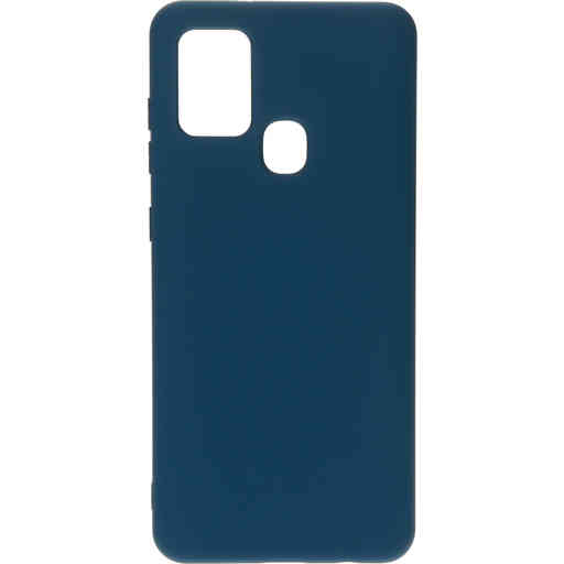 Mobiparts Silicone Cover Samsung Galaxy A21s (2020) Blueberry Blue