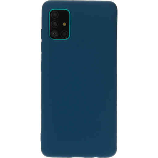 Mobiparts Silicone Cover Samsung Galaxy A51 (2020) Blueberry Blue