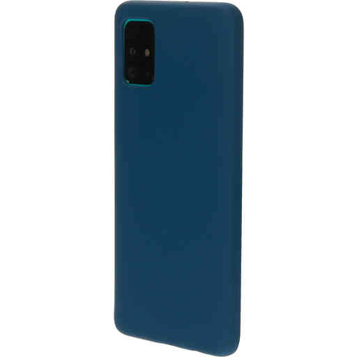 Mobiparts Silicone Cover Samsung Galaxy A51 (2020) Blueberry Blue