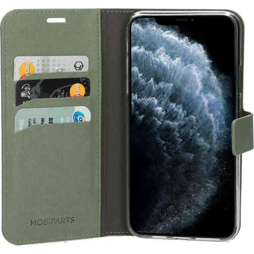Mobiparts Classic Wallet Case Apple iPhone 11 Pro Max Stone Green